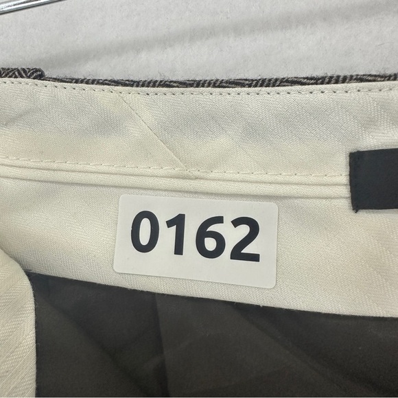 Ann Taylor Womens Dress Career Pants Gray Herringbone Wool Blend Size 4 - Picture 11 of 11